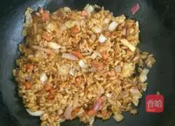 Soy Sauce Fried Rice Recipe Illustration 6