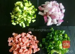 Illustration of how to make ham, buns and egg pancakes (for two people) 4