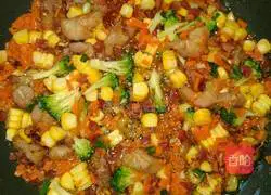 Colorful Fried Rice Recipe Illustration 4