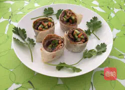 Braised beef tendon burrito (braised Beef Tendon Sequel 2) Recipe 23