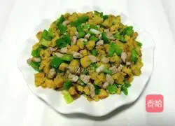 Illustration of how to make fried diced pork with Yuqian corn tortillas 8