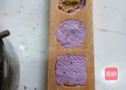 Illustration of how to make purple sweet potato and pumpkin glutinous rice cakes 3
