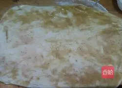 Illustration of how to make black sesame pancakes 9