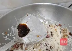 Stew shredded radish Illustration of how to make rice 8