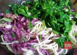 Illustration of home-style fried noodles 5