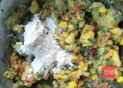 Illustration of how to make pastoral potato pancakes 8