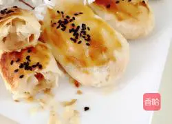 Illustration of making slag sesame cakes 23