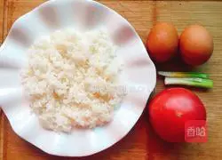 Sunset Illustration of how to make fried rice 1