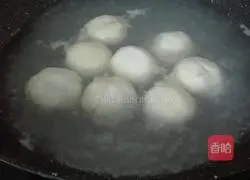 Illustration of how to make black sesame glutinous rice balls 10