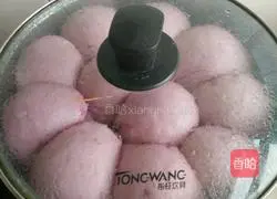 Illustration of how to make purple sweet potato buns 4