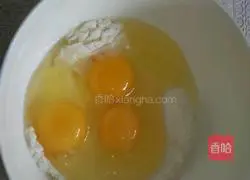 Illustration of how to make mint egg pancake 2