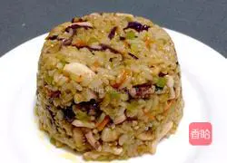 Illustration of how to make squid fried rice 9