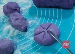 Purple potato cake (honey bean) recipe illustration 4