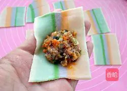 Rainbow Wonton Recipe Illustration 13