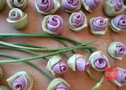 Illustration of how to make rose steamed buns 18