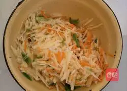 Potato cakes Illustration of how to do it 1