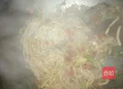 Illustration of how to make fried noodles 4