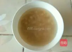 Illustration of how to make oatmeal egg cake 1