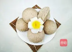 Nut dregs steamed buns Illustration of practice 10