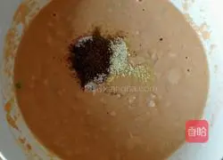 Illustration of how to make carrot, egg and scallion pancakes 7