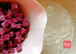 Baby Complementary Food Purple Sweet Potato Cake Recipe Illustration 2