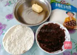 Illustration of how to make bean paste cake with electric pancake 1