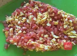 Illustration of how to make tomato and egg dumplings 10