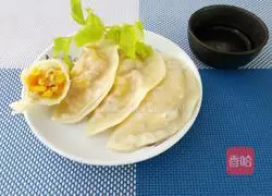 Carrot and Corn Dumplings Illustration of how to do it 16