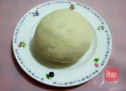 Illustration of three fresh shepherd's purse dumplings 3