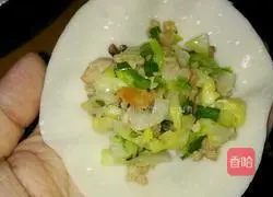 Illustration of how to make steamed cabbage dumplings 9
