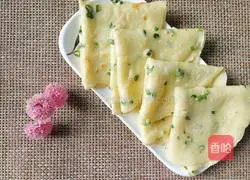 Illustration of how to make green onion pancakes 7