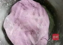 Illustration of how to make purple sweet potato buns 3