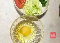 Tomato Egg Illustration of how to make bean noodles 3