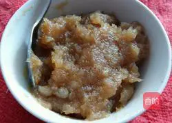 Illustration of how to make shortbread with snow pear filling 3