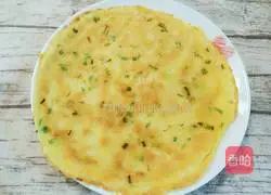 Illustration of how to make scallion egg pancake 5