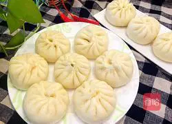 Illustration of how to make pickled cabbage and meat buns 14 