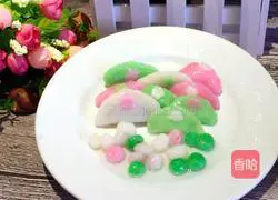 Illustration of how to make colorful dumplings 9