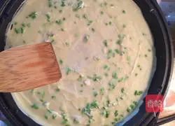 Illustration of how to make green onion cake 4