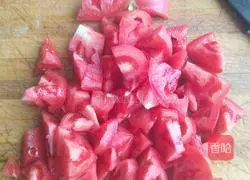 Illustration of how to make tomato and egg noodles 1