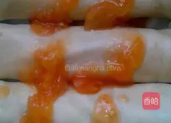 Illustration of making fried egg and leek dumplings 4