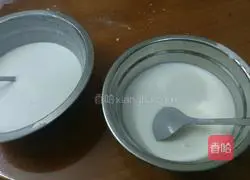 Illustration of how to make two-color glutinous rice balls 3