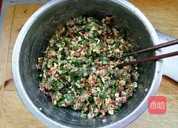 Illustration of how to make dumplings with four fresh fillings 4