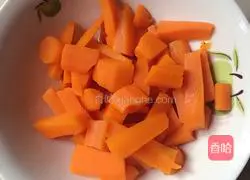 Illustration of how to make carrot steamed buns 1