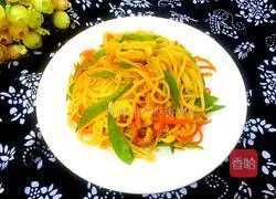 Illustration of how to make fried noodles 8