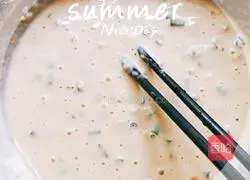 Oatmeal and egg pancakes Illustration of how to do it 2