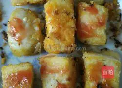 Illustration of how to make fried steamed buns 5