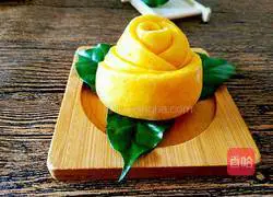 Rose pumpkin steamed buns recipe 14