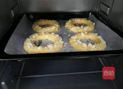 Illustration of making wheel cake 8