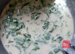 Illustration of making nepeta pancakes 3