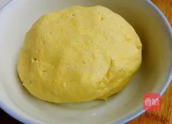 Pumpkin glutinous rice and sesame cake recipe 5